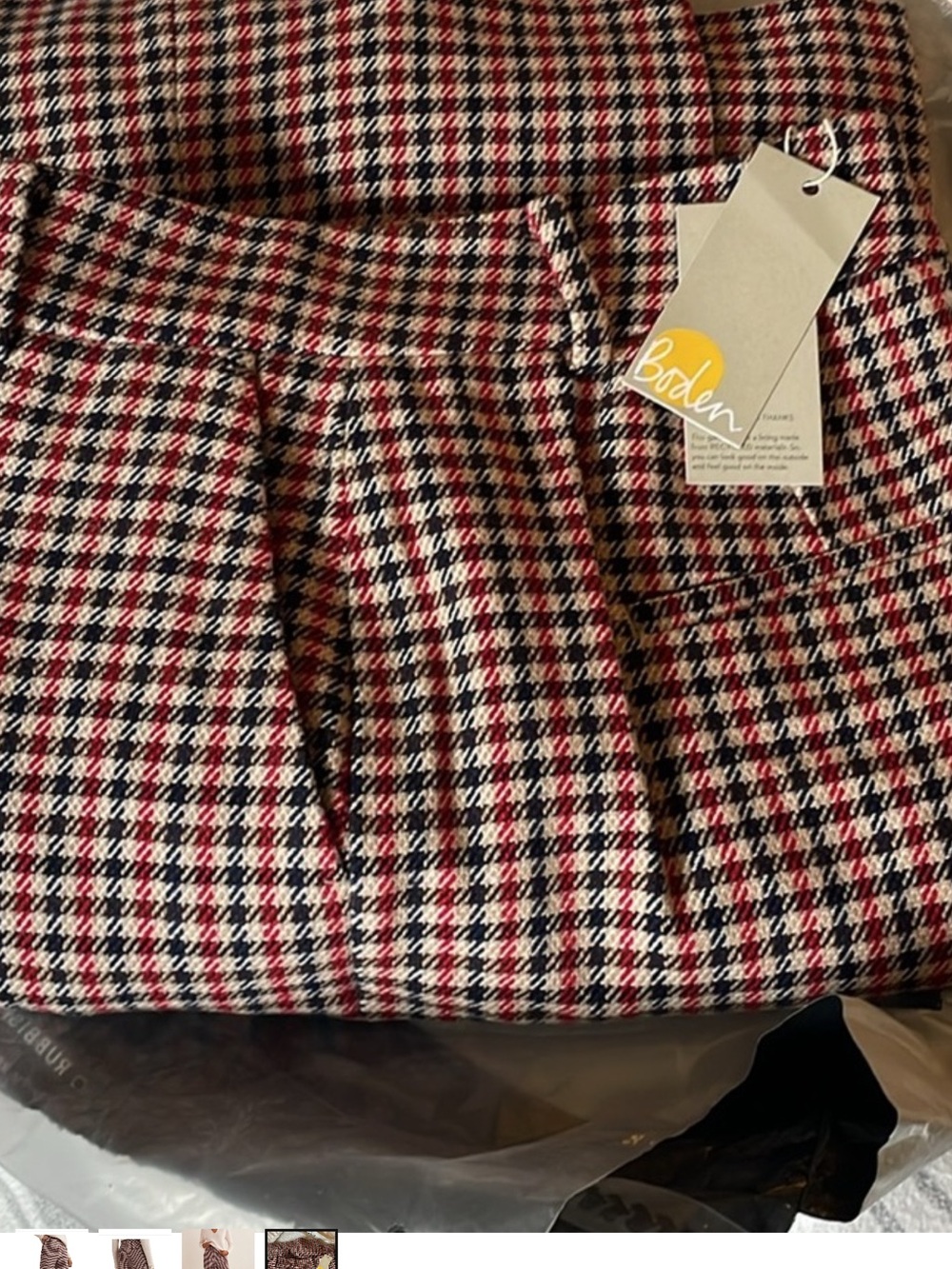 🆕 🆕 Boden wool wide leg trousers - Picture 4 of 12